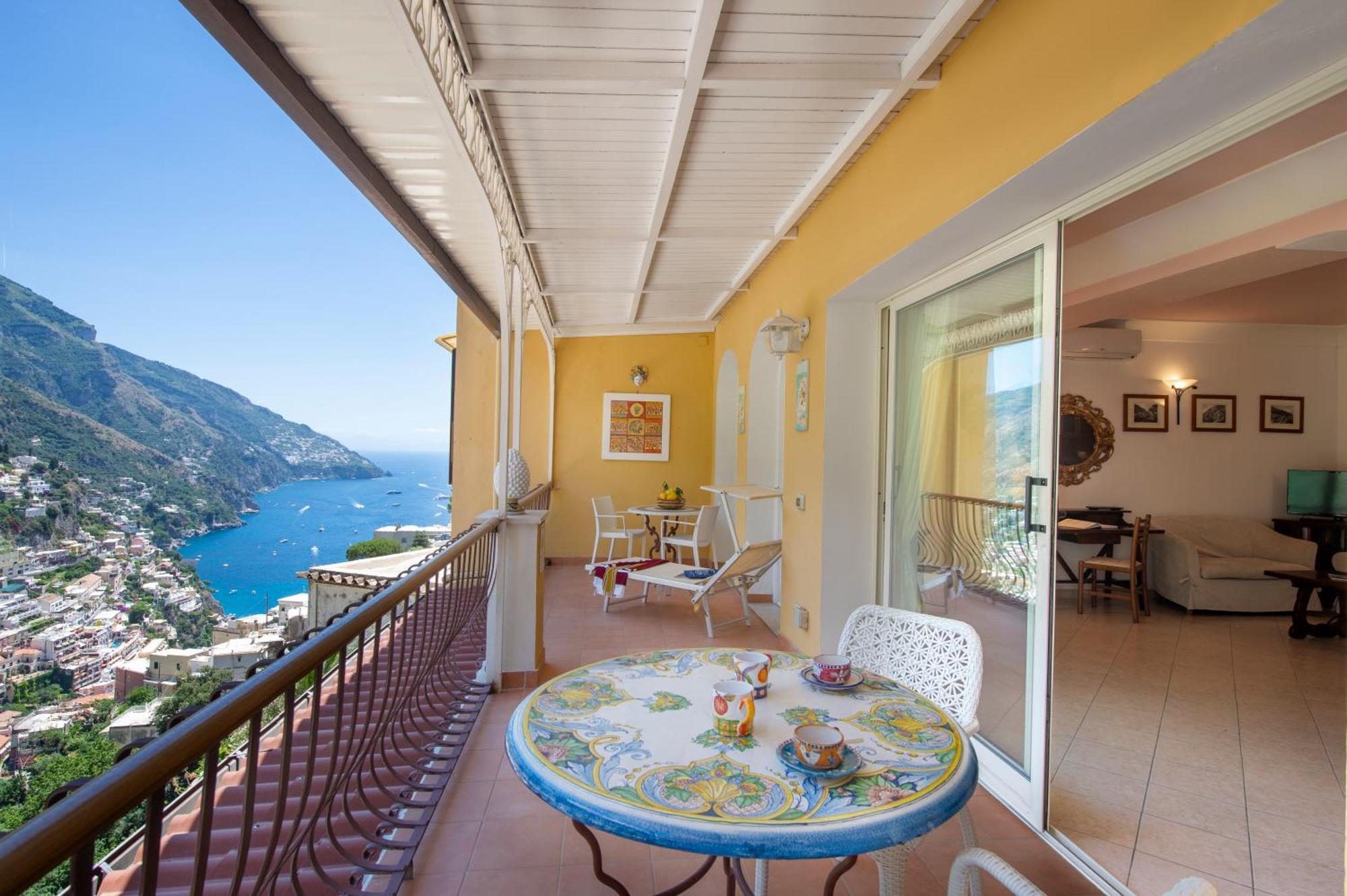 Casa Le Terrazze Apartment Positano Bagian luar foto